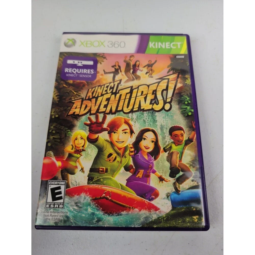 Microsoft Xbox 360 Kinect Sensor IN BOX Tested & Working W/ GAME
